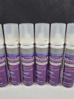MINOXIDIL FOR WOMEN 5% FOAM HAIR GROWTH TREATMENT 12 MONTH SUPPLY EXP 07/26 NEW